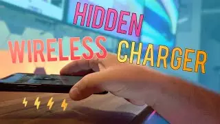INVISIBLE Wireless Charger - NEW TECH for your Desk, Kitchen, Coffee Table. HiCharge