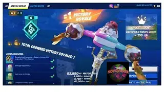 Fortnite Crown held 👑 Victory Royale Legendary Prized Llama 1st place CrypToadNovo 🐸 #fortnite
