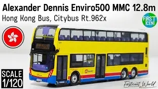 【Review】1/120 Citybus Alexander Dennis Enviro500 MMC 12.8m,  F/n.6310 | HK Bus Model | โมเดลรถเมล์