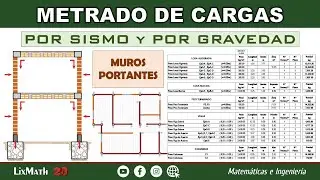Metrado de Cargas Por Sismo y Por Gravedad | Muros Portantes