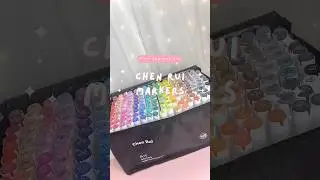 Chen Rui Budget Alcohol Markers 🌟 Unboxing, Swatches & Coloring Demo