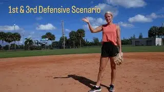 1st & 3rd Defensive Scenario - Softball