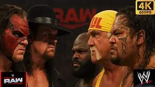 WWE Wrestling Кейн против Гробовщика против Халка Хогана против Марка Генри против Умаги #wwe #ww...