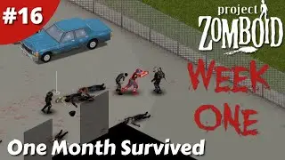 Looting The Remains Of Riverside - Week One Mod - Project Zomboid - #16 - Gameplay