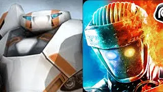 REAL STEEL WRB Nitro VS Bluebot & Sarge & Gridlock & Fat Boy & Nitro & Blockbuster