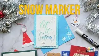How to Use the Marvy Uchida SNOW MARKER (With Happy Lettering Tanya)