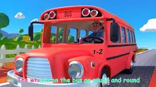 Wheels on the Bus - Nursery Rhymes & Kids Songs - Toddler Learning Video