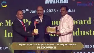 Winner of Largest Plastics Export Promotion Organisation - PLEXCOUNCIL