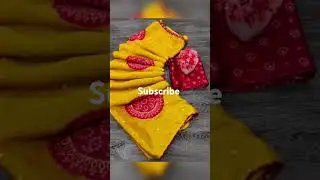 New collection bandhani saree/meesho saree haul#saree #meesho #dress #bandhani #sareefashion #sarees