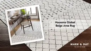Nauerna Global Beige Area Rug