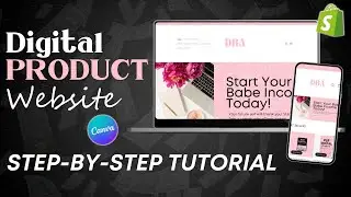 How To Create A Digital Products Website Using Shopify | Sell Digital Products On Shopify 💕
