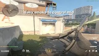 Easy smoke to control mid on OVERPASS!
