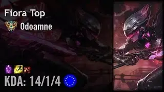 Fiora Top vs Gnar - Odoamne - EUW Challenger Patch 6.15