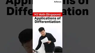 Singapore A-Levels H2 Math Differentiation #singapore #math #differentiation