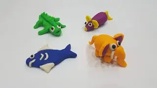 Play Doh Learn Color- Tutorial How to Clay Make Animal Candy Ice Cream Surprise Toys Fun for Kids