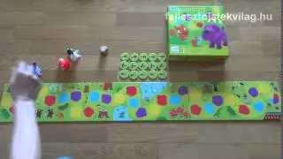 Djeco, Little Circuit j&aacute;t&eacute;kszab&aacute;ly, l&eacute;pegetős t&aacute;rsasj&aacute;t&eacute;k a sz&iacute;nek ment&eacute;n, 2,5-5 &eacute;v