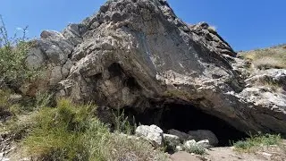 explorando packsaddle cave and miracle hot springs Kern river
