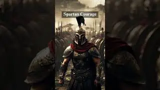 The Secret to Spartan Courage.  #shorts #motivation #quotes #spartans