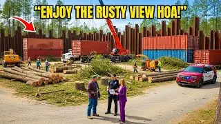 They Thought It Was Just Landscaping… Until the Containers Went Up