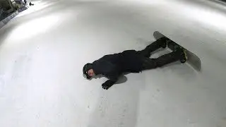 VOOR DE 1E KEER SNOWBOARDEN GAAT NIET ZO LEKKER... #1956