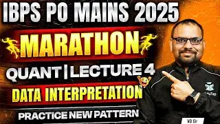 IBPS PO Quant Marathon 2025 | IBPS PO Mains Quant Data Interpretation Practice Marathon Class