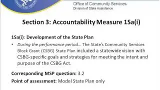 The Revised Model State Plan & OLDC - Part I