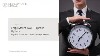 Right to Disconnect - Modern Awards