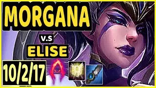 MINERVA (MORGANA) vs ELISE - 10/2/17 KDA JUNGLE GAMEPLAY - BR Ranked GRANDMASTER