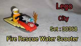 Lego City 30368 Fire Rescue Water Scooter ( Pic By Pic Build )