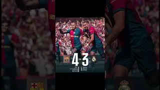 La liga Matchday 35 Real Madrid vs Barcelona 4-3🤯🤯🤯