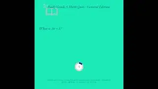 Grade 5 Daily Math Quiz With General Edition 5Q Jan 19 2026