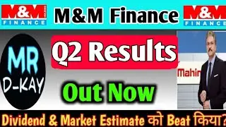 M&M Finance Q2 Results 2026 | M&M Finance Results Today | M&M Finance Share News Today | m&m finance