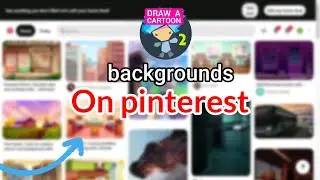 Draw cartoons 2 backgrounds on Pintererest