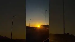 Sunset in Oman view from car 🌅🌄🚘 #sunset #oman