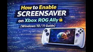 How to Enable Screensaver on Xbox ROG Ally 🔒 (Windows 10 / 11 Guide) | AquaTechFantasy