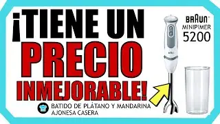 🍌 &iexcl;Probamos la BRAUN MINIPIMER 5200! 🌪 &iexcl;Una BATIDORA DE MANO con BUENA CALIDAD! Opiniones