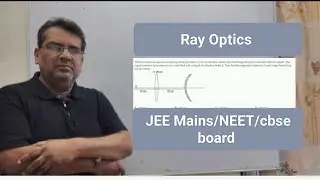 The lens shown is equiconvex having refractive index 1.5. In the situation shown the final image of 