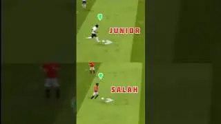Dls 24 Speed Test Salah Vs Junior Who is Speed ? #dls #dreamleaguesoccer #dls24 #shorts