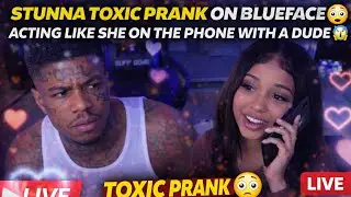 STUNNA GIRL &ldquo;FAKE TALKING&rdquo; TO A DUDE&hellip; BLUEFACE REACTION WAS CRAZY 😭