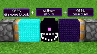 4096 diamonds + wither storm + 4096 netherite = ???