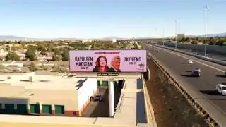 Las Vegas Billboards drone video - faces 425 and 426