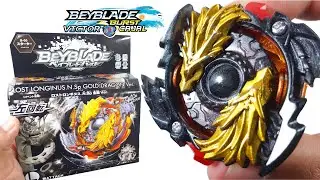 BEYBLADE LOST LONGINUS GOLD DRAGON VERSION ALTERNATIVO UNBOXING & REVIEW! | Victor Cajal