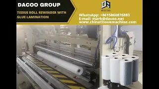 Maxi Jumbo Roll Toilet Paper Roll JRT Kitchen Towel Roll Rewinder with Glue Lamination