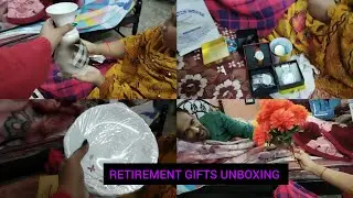 ॥VLOG NO= 77 ॥PART =1 ॥ RETIREMENT GIFTS UNBOXING ॥ SUBSCRIBE ॥ SUCHARITA VLOG॥ VIRAL VIDEO॥