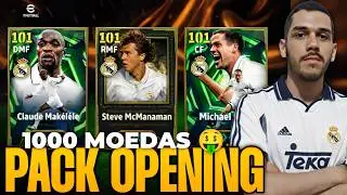 GASTEI 1000 MOEDAS 🤑 PACK OPENING INSANO na BOX do MAK&Eacute;L&Eacute;L&Eacute; &Eacute;PICO 👀EFOOTBALL 2026 MOBILE