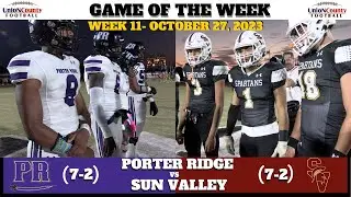 Porter Ridge vs Sun Valley | Pirates Defensive TDs Leads Way to 38-21 Win over Spartans