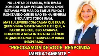 No Jantar De Família Meu Irmão Zombou De Mim, Mas O Que Veio Depois Chocou Todos