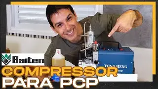 Como encher sua CARABINA PCP | Compressor de Ar BAITEN | LADO R
