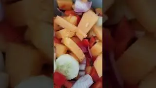 #Mywwgreen #RawLuv Weightloss  Cantaloupe Cucumber Salad Journey to losing 100 pounds