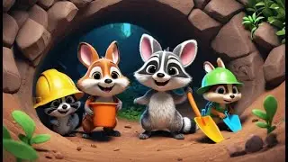 Molly Mole Digs a Tunnel | Fun Digging Song for Kids | Learn and Sing Along